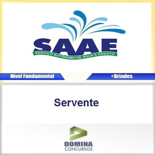 Apostila Concurso SAAE BA 2017 Servente