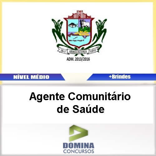 Apostila Araguacema TO Agente Comunitário de Saúde