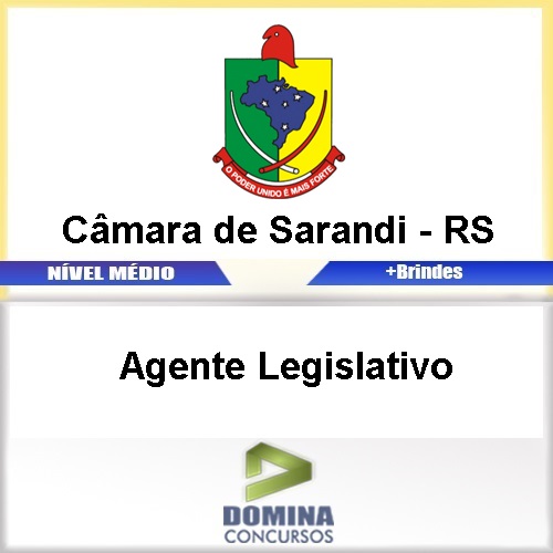 Apostila Sarandi RS 2017 Agente Legislativo PDF