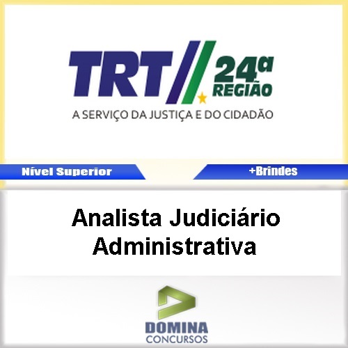 Apostila TRT 24 Regiao Analista Judiciário Administrativa