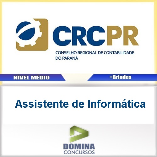 Apostila CRC PR 2017 Assistente Administrativo PDF