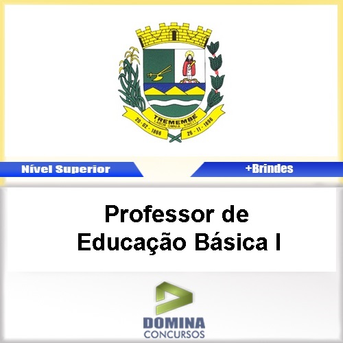 Apostila Tremembé SP 2017 Prof de Educação Básica I