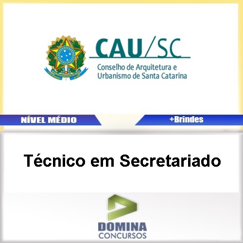 Apostila Concurso CAU SC 2017 Técnico em Secretariado