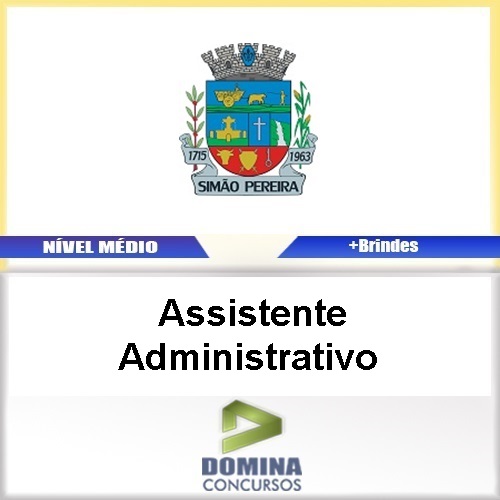 Apostila Simão Pereira MG Assistente Administrativo