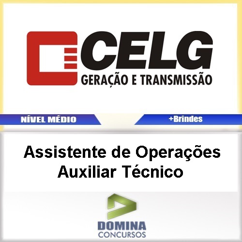 Apostila CELG GT 2017 Assistente Operações AUX TEC