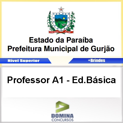 Apostila Gurjão PB 2017 Professor A1 Ed Básica PDF