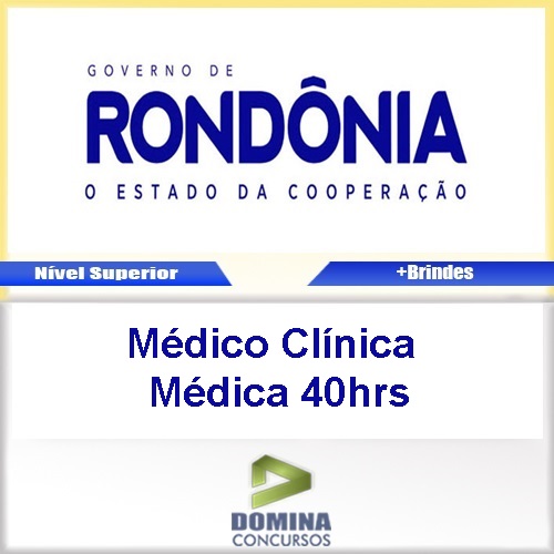 Apostila SESAU RO 2017 Médico Clínica Médica 40hrs