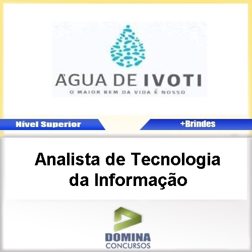 Apostila Autarquia Água Ivoti Analista TEC da Informação