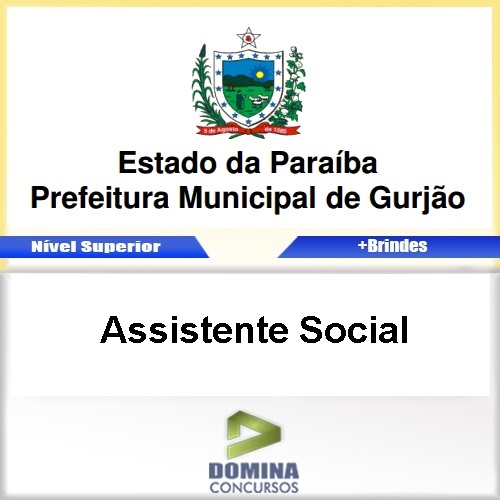 Apostila Concurso Gurjão PB 2017 Assistente Social