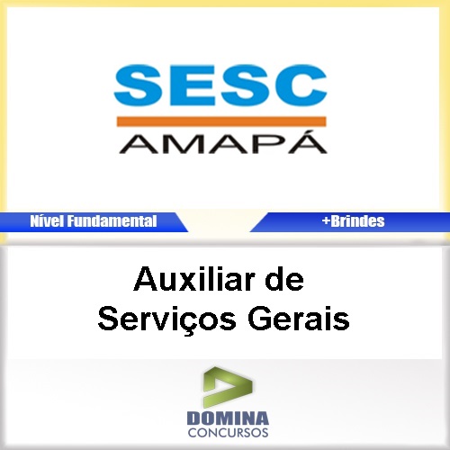 Apostila SESC AP 2017 Auxiliar de Serviços Gerais