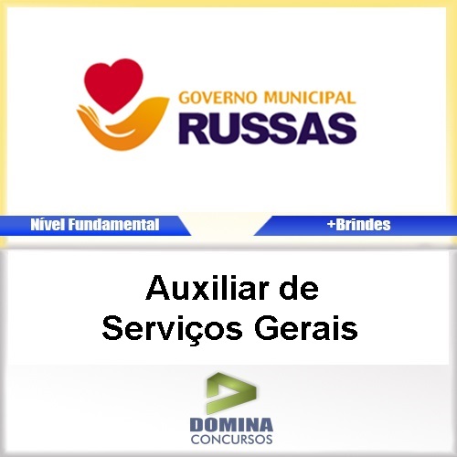 Apostila Russas CE 2017 Auxiliar de Serviços Gerais