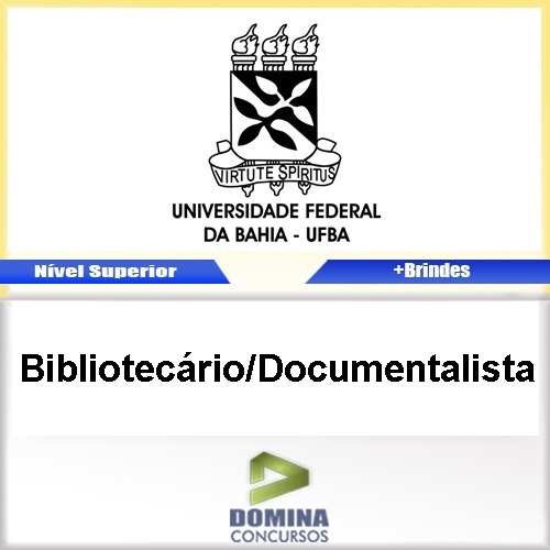 Apostila UFBA 2017 Bibliotecário Documentalista