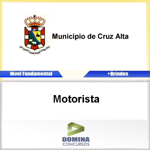 Apostila Concurso Cruz Alta RS 2017 Motorista