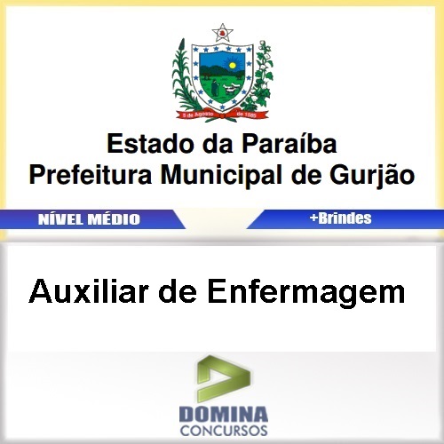 Apostila Gurjão PB 2017 Auxiliar de Enfermagem