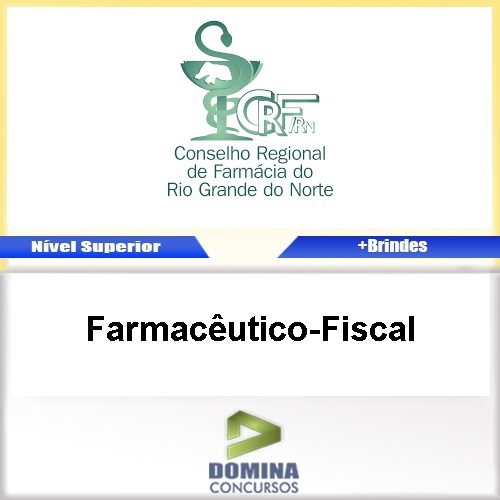 Apostila Concurso CRF RN 2017 Farmacêutico Fiscal