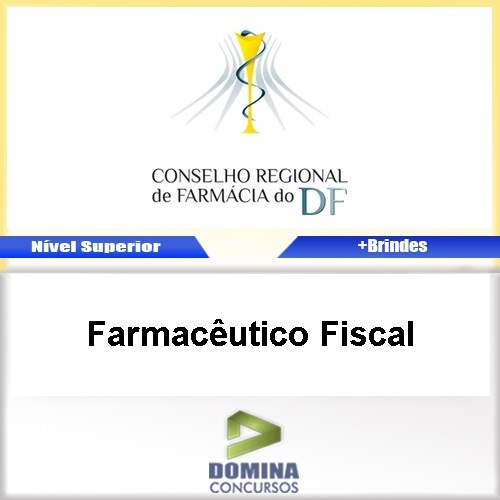 Apostila Concurso CRF DF 2017 Farmacêutico Fiscal