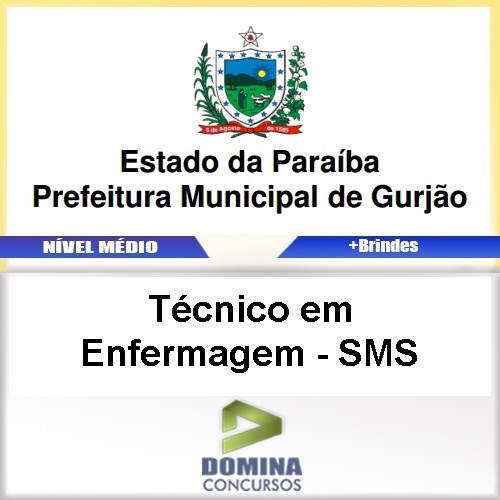 Apostila Gurjão PB 2017 Técnico em Enfermagem SMS