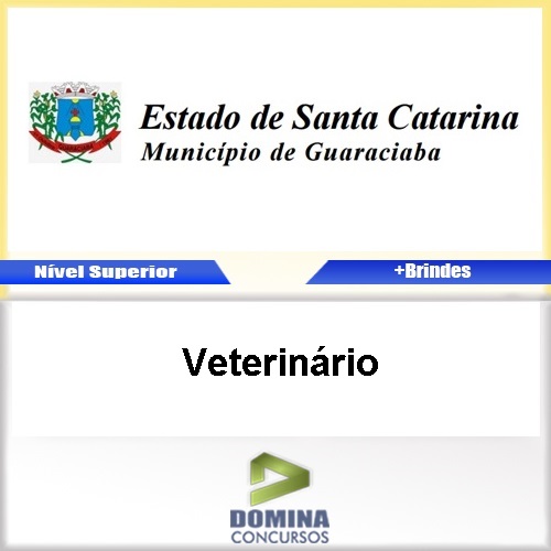 Apostila Concurso Guaraciaba SC 2017 Veterinário