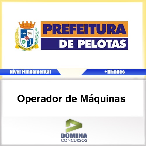 Apostila Pelotas RS 2017 Operador de Máquinas