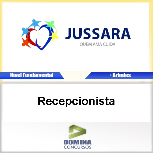 Apostila Concurso Jussara PR 2017 Recepcionista