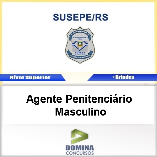 Apostila SUSEPE 2017 Agente Penitenciário Masculino