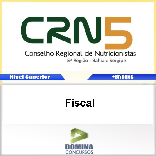 Apostila Concurso CRN 5 Região 2017 Fiscal PDF