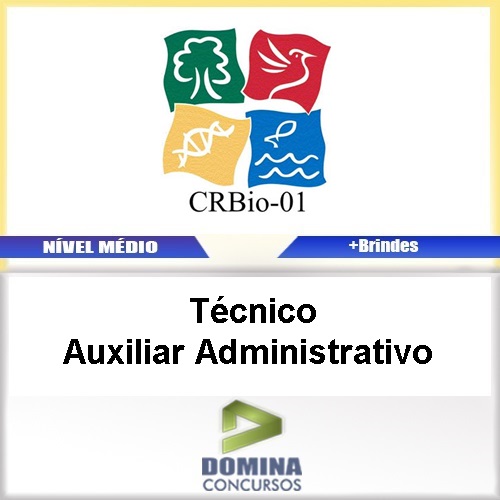 Apostila CRBio 01 2017 Técnico Auxiliar Administrativo