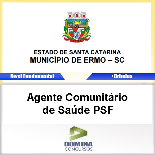 Apostila ERMO SC 2017 Agente Comunitário Saúde PSF