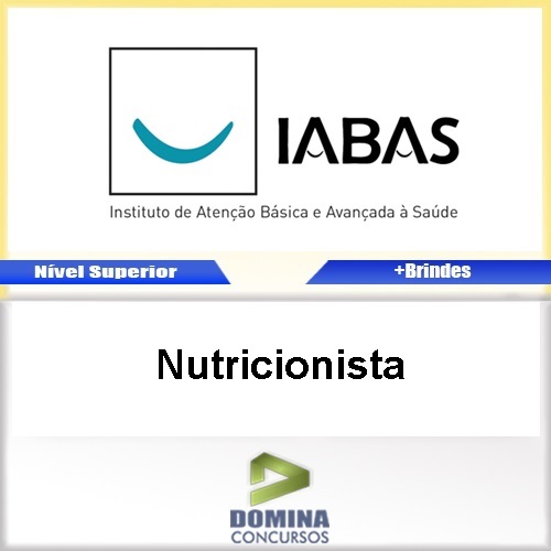 Apostila Concurso IABAS SP 2017 Nutricionista
