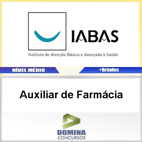 Apostila IABAS SP 2017 Auxiliar de Farmácia PDF