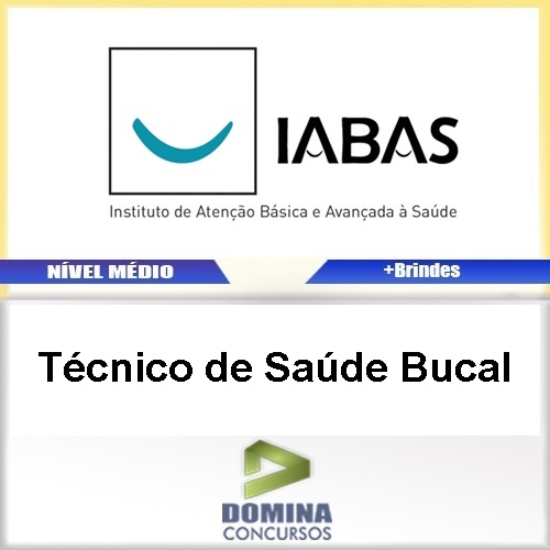 Apostila IABAS SP 2017 Técnico de Saúde Bucal
