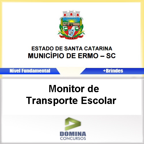 Apostila ERMO SC 2017 Monitor de Transporte Escolar
