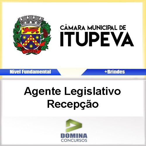 Apostila Itupeva SP 2017 Agente Legislativo Recepção