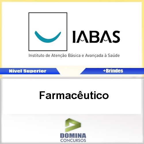 Apostila Concurso IABAS SP 2017 Farmacêutico