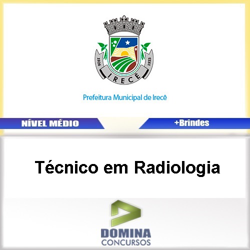 Apostila Irecê BA 2017 Técnico em Radiologia PDF