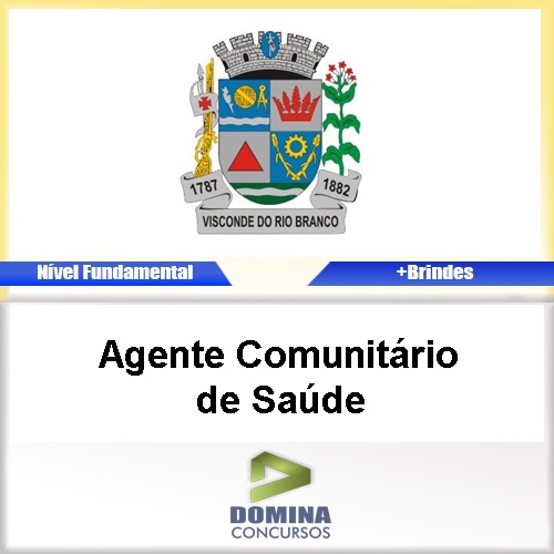 Apostila Visconde Rio Branco MG 2017 AGT de Saúde