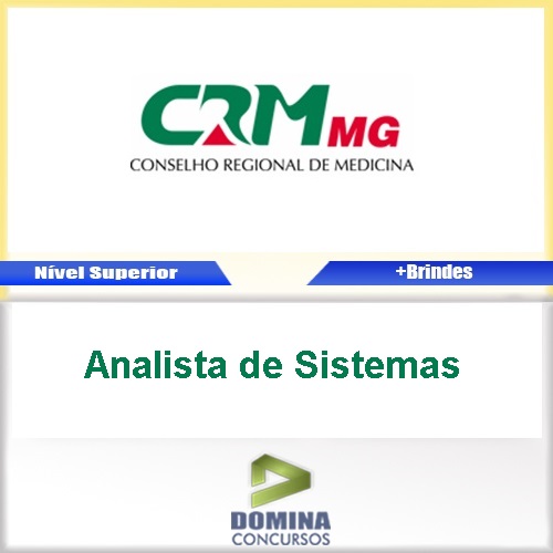 Apostila Concurso CRM MG 2017 Analista de Sistemas