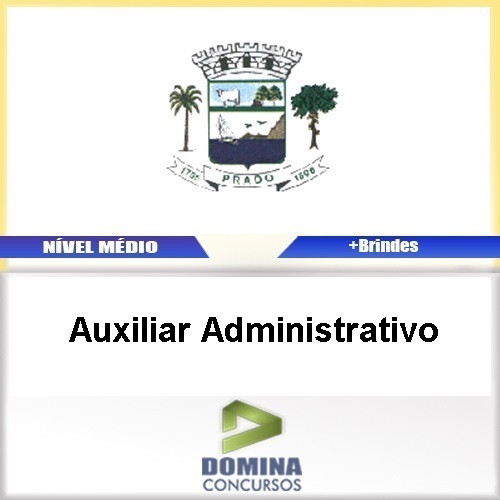 Apostila Concurso Prado BA 2017 Auxiliar Administrativo