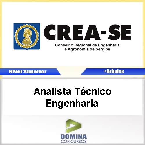 Apostila CREA SE 2017 Analista Técnico Engenharia