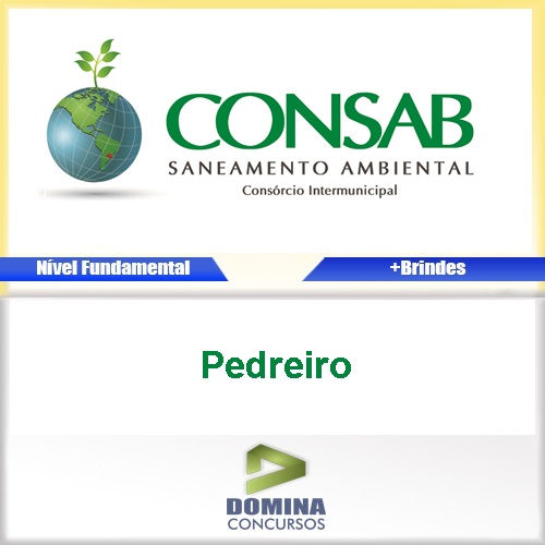 Apostila Concurso CONSAB SP 2017 Pedreiro Download