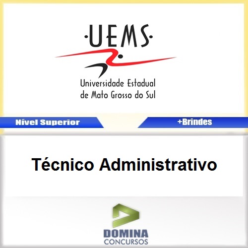 Apostila Concurso UEMS 2017 Técnico Administrativo
