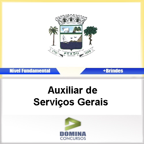 Apostila Prado BA 2017 Auxiliar de Serviços Gerais