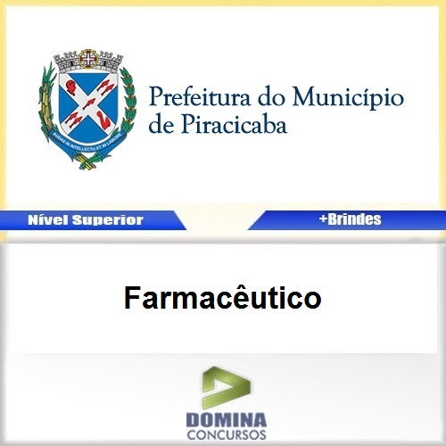 Apostila Piracicaba SP 2017 Farmacêutico PDF