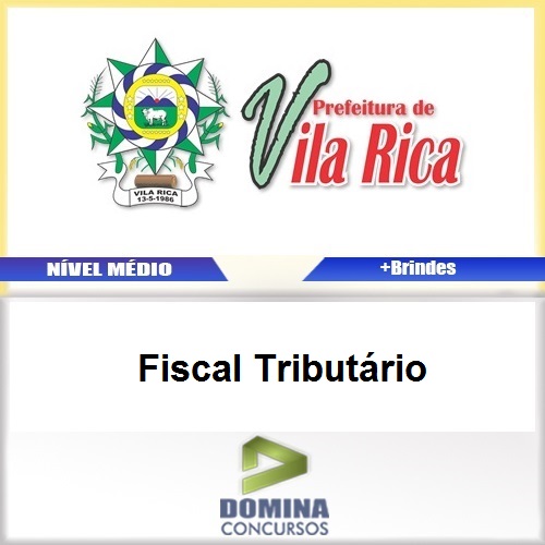 Apostila Concurso Vila Rica MT 2017 Fiscal Tributário