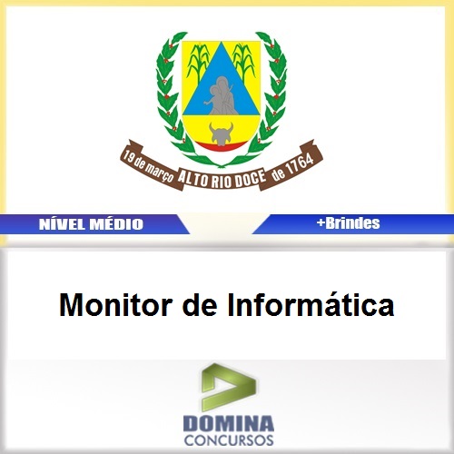 Apostila Alto Rio Doce 2017 Monitor de Informática