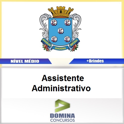 Apostila Diamantina MG 2017 Assistente Administrativo