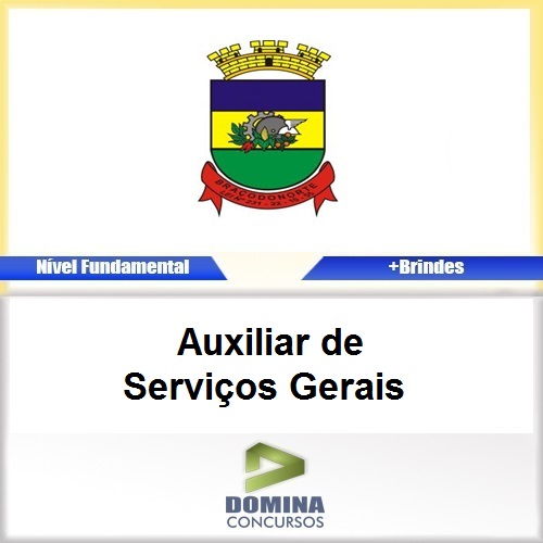 Apostila Braço do Norte SC 2017 Auxiliar Serviços Gerais
