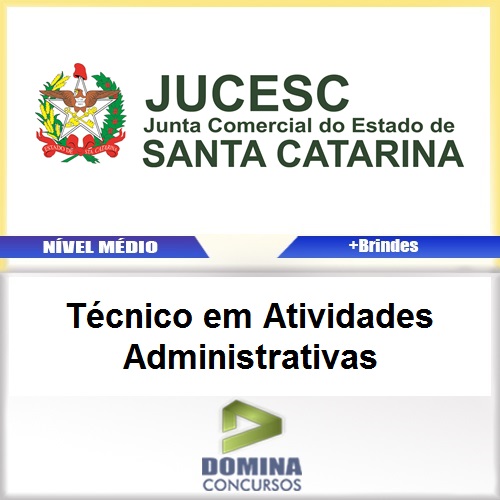 Apostila JUCESC 2017 Técnico Atividades Administrativas