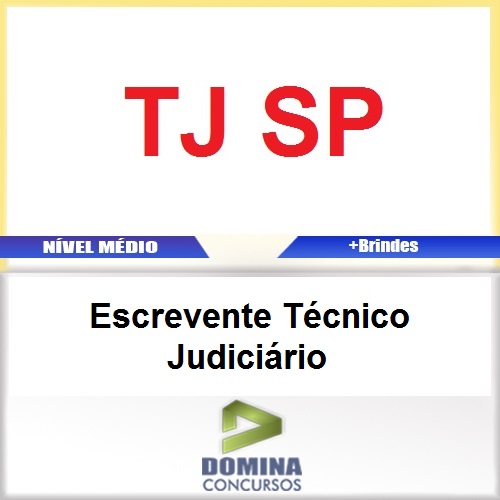Apostila TJ SP 2017 Escrevente Técnico Judiciário