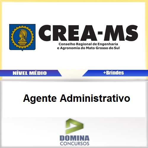 Apostila CREA MS 2017 Agente Administrativo Download